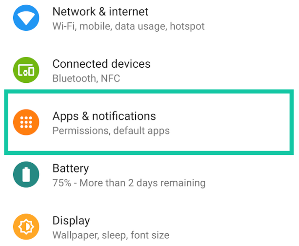 Apps & Notifications