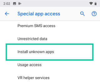 Install Unknown Apps