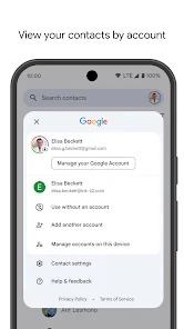 Contacts listing screenshot 3