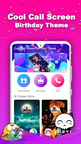 Cool CallScreen-Birthday Theme listing screenshot 2